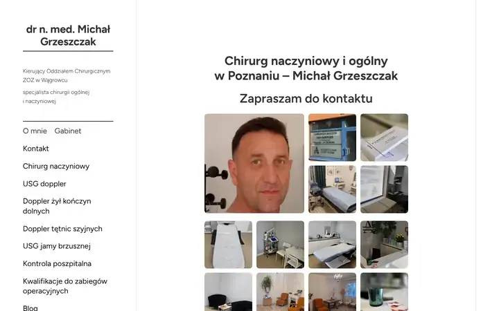 Strona dr. Michała Grzeszczaka