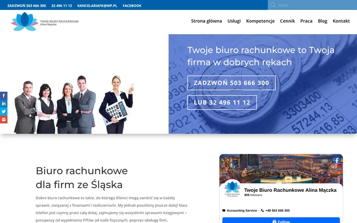Strona Twojego Biura Rachunkowego Alina Mączka