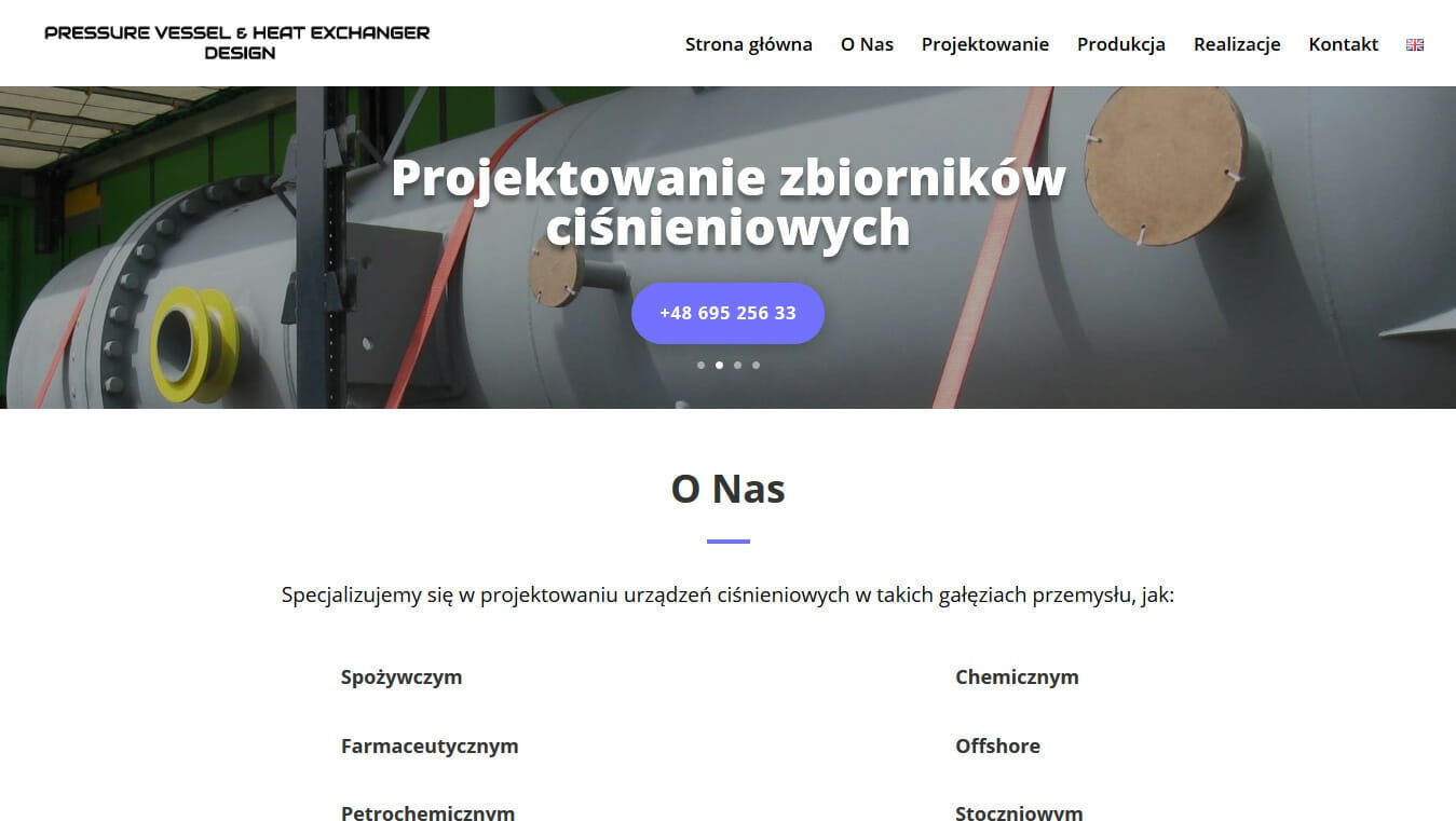 Projektowanie urządzeń ciśnieniowych Divi